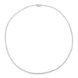 Diamond Tennis Choker Necklace for Women in 14k White Gold (2.00 ctw)