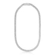 Diamond Miami Cuban Chain Necklace 14k White Gold (6.26ct)