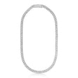 Diamond Miami Cuban Chain Necklace 14k White Gold (8.00ct)