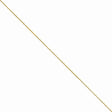 Box Chain Necklace in 14k Yellow Gold