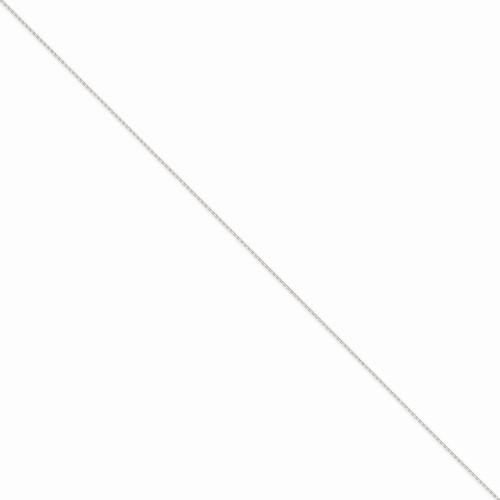 Diamond-cut Cable Chain Necklace in 14k White Gold