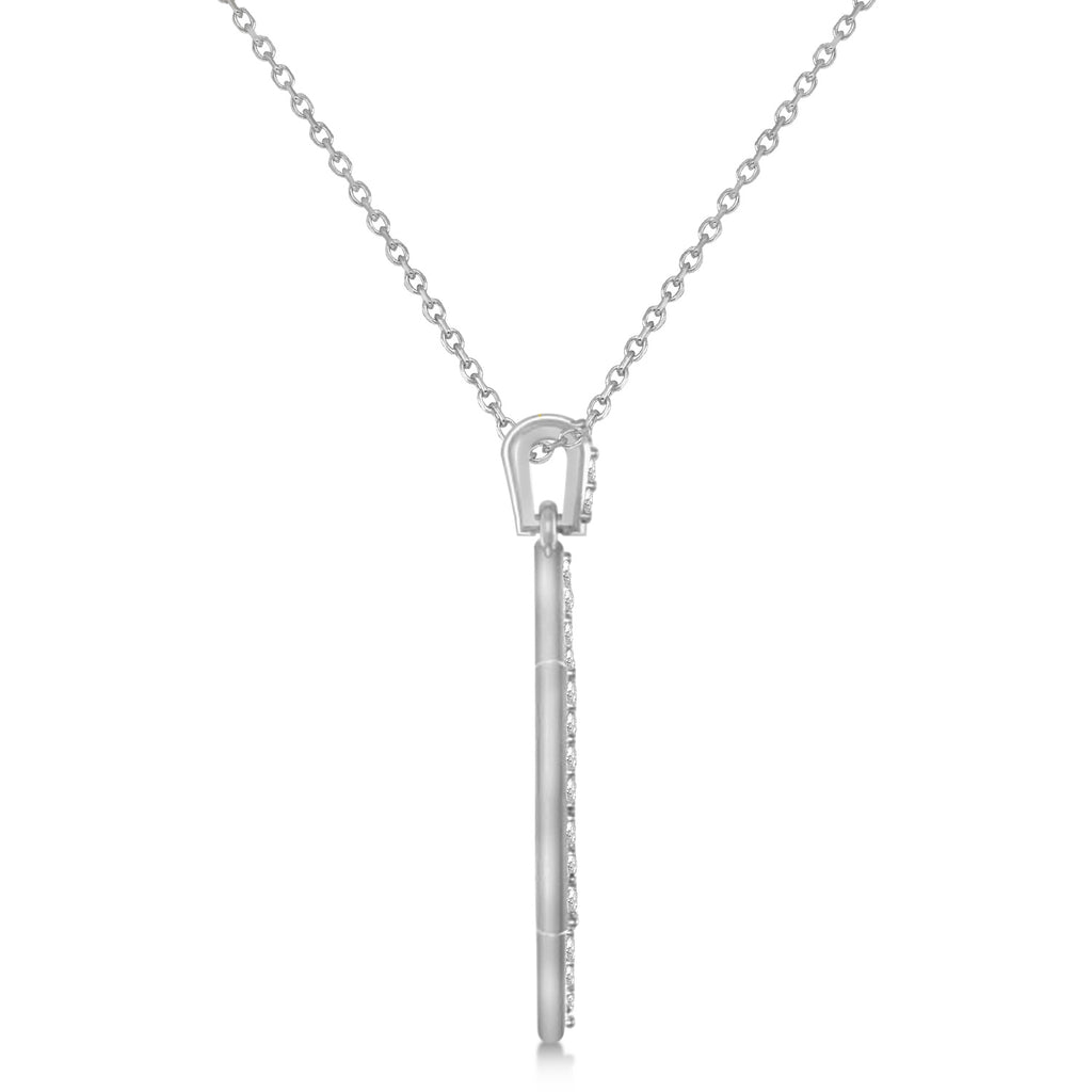Diamond Jewish Star of David Pendant Necklace 14k White Gold (1.05ct)