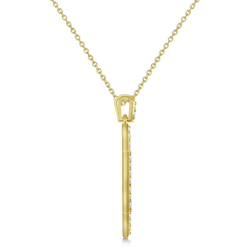 Diamond Jewish Star of David Pendant Necklace 14k Yellow Gold (1.05ct)