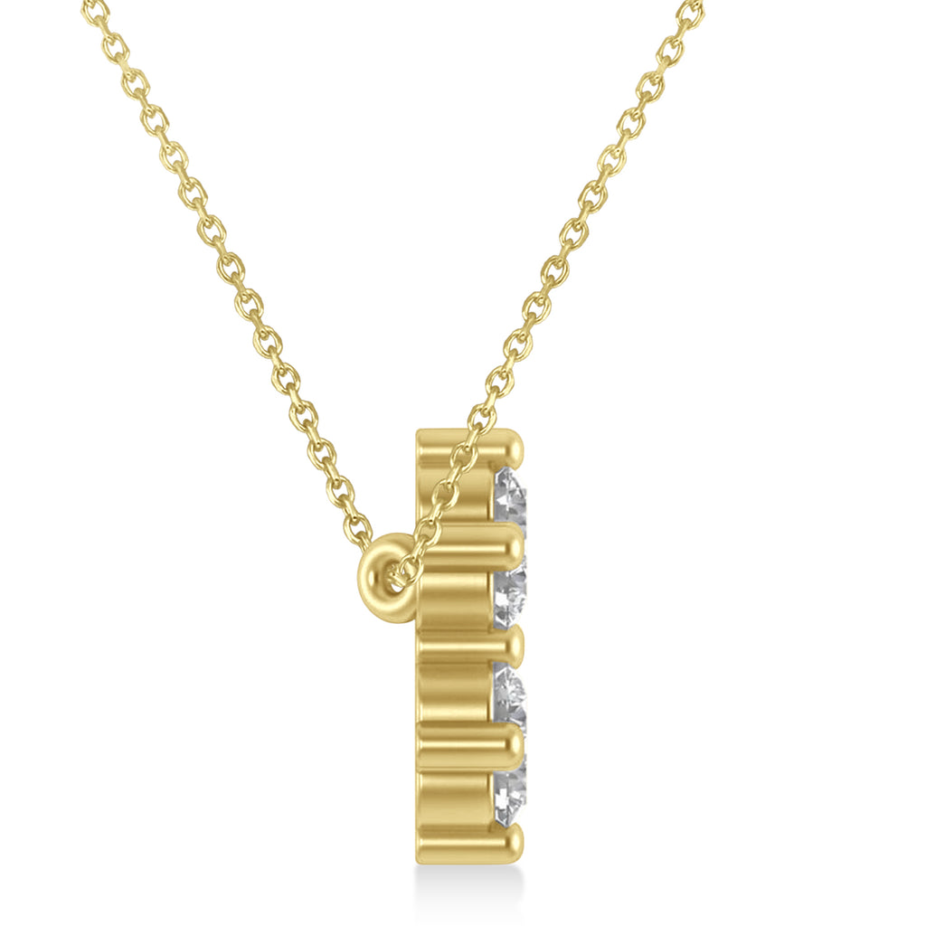 Jewish Star of David Diamond Pendant Necklace 14K Yellow Gold (0.60ct)
