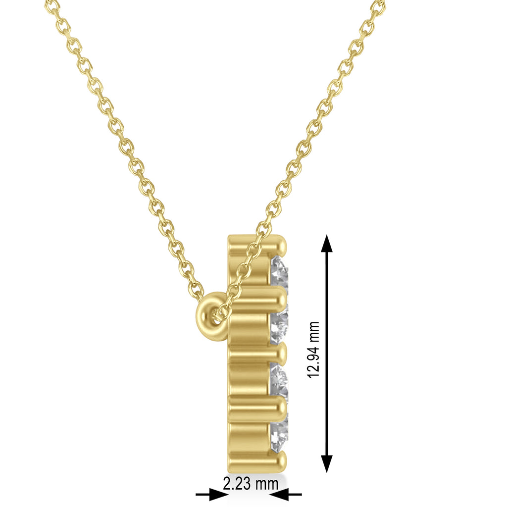 Jewish Star of David Diamond Pendant Necklace 14K Yellow Gold (0.60ct)