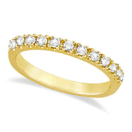 Lab Diamond Stackable Ring Anniversary Band 14k Yellow Gold (0.25ct)