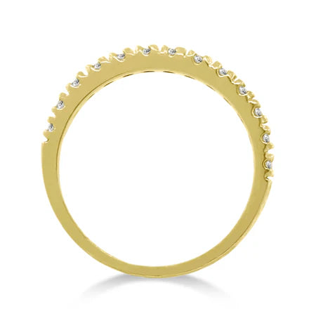 Lab Diamond Stackable Ring Anniversary Band 14k Yellow Gold (0.25ct)