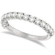 Lab Diamond Wedding Band Anniversary Ring in 14k White Gold (1.00ct)