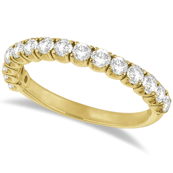 Diamond Wedding Band Anniversary Ring in 14k Yellow Gold (1.00ct)