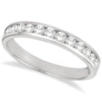 Channel-Set Diamond Anniversary Ring Band Palladium (0.50ct)