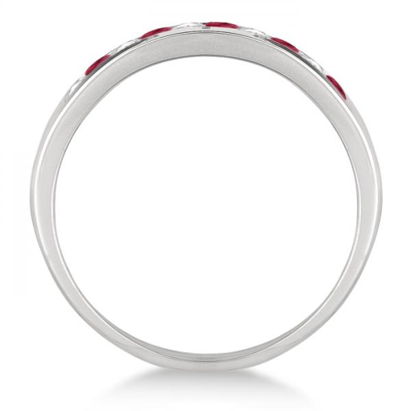 Sideways Cross Chain Bracelet & Diamond Accents 14k Rose Gold 0.20ct