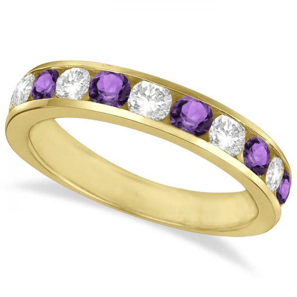 Twisted Diamond Infinity Ring Pave Set in 14k Yellow Gold (0.15ct)