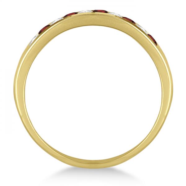 Princess-Cut Channel-Set Stackable Tanzanite Ring 14k White Gold (1.00ct)