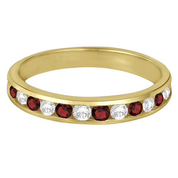 Princess-Cut Channel-Set Stackable Tanzanite Ring 14k White Gold (1.00ct)