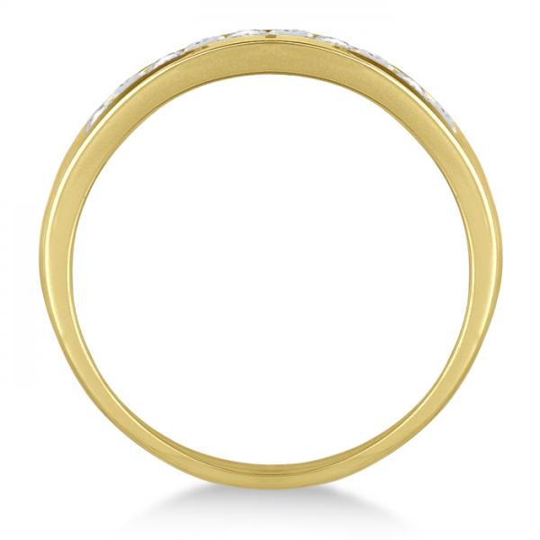 Diamond Accented Sideways Cross Bracelet in 14k White Gold (0.10cts)