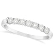 Diamond Seven Stone Wedding Band 14k White Gold (0.34ct)
