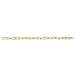 Elongated Jax Link Chain Bracelet 14K Yellow Gold