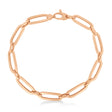 Medium Bombay Paperclip Bracelet 14k Rose Gold (5.6mm)