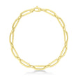 Small Bombay Paperclip Bracelet 14k Yellow Gold (4.6mm)