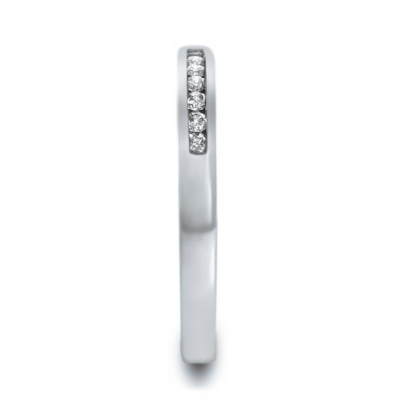 Thin Diamond Wedding Ring Band in Platinum (0.30ctw)