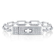 Lab Diamond Link Bracelet 14K White Gold (1.74ct)