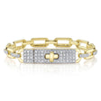Lab Diamond Link Bracelet 14K Yellow Gold (1.74ct)