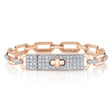 Lab Diamond Link Bracelet 14K Rose Gold (1.74ct)
