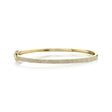 Diamond Pave Bangle Bracelet 14k Yellow Gold (0.52ct)