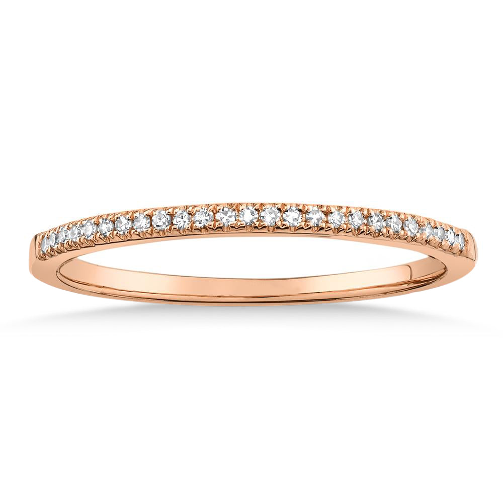 Diamond Accented Danity Band 14k Rose Gold (0.08ct)