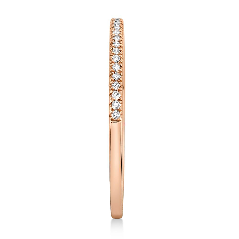 Diamond Accented Danity Band 14k Rose Gold (0.08ct)