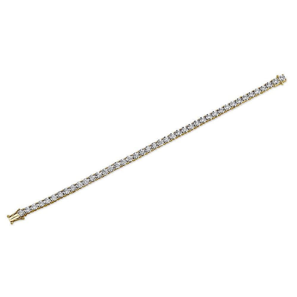 Diamond Tennis Bracelet 14k Yellow Gold (3.00ct)