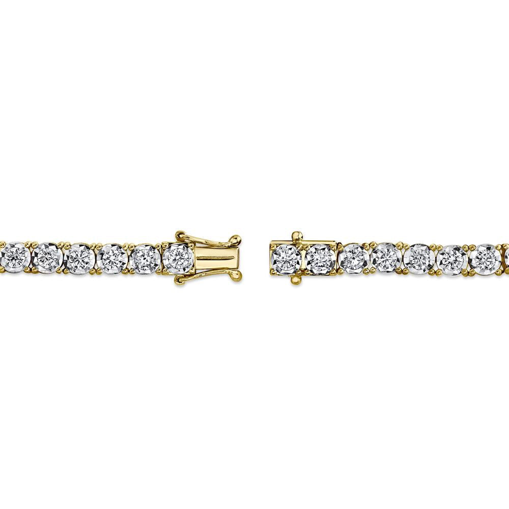 Diamond Tennis Bracelet 14k Yellow Gold (3.00ct)