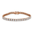Diamond Tennis Bracelet 14k Rose Gold (3.00ct)