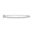 Diamond Bangle Bracelet 14k White Gold (0.62ct)