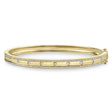 Diamond Accented Bangle Bracelet 14k Yellow Gold (0.62ct)