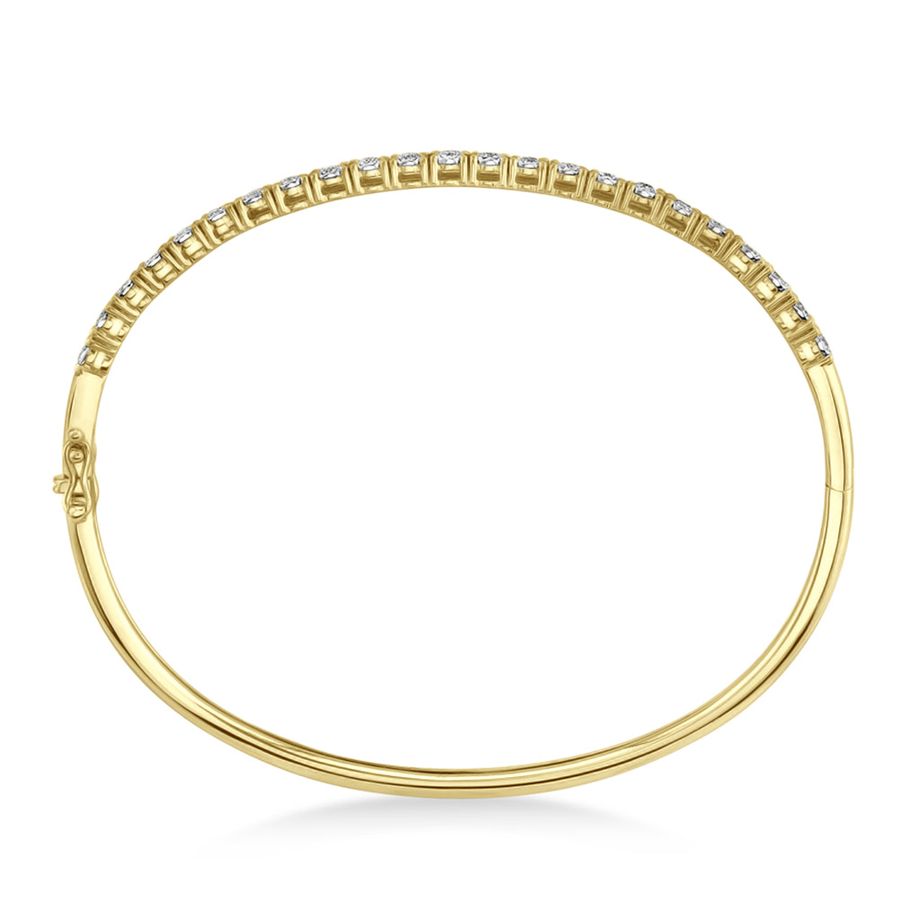 Diamond Bangle Bracelet 14k Yellow Gold (0.69ct)