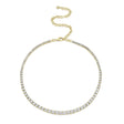 Graduated Diamond Tennis Necklace 14k Yellow Gold (4.39ct)