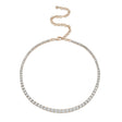 Graduated Diamond Tennis Necklace 14k Rose Gold (4.39ct)