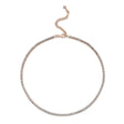 Diamond Tennis Necklace 14k Rose Gold (2.49ct)