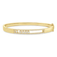 Diamond Slider Bangle Bracelet 14k Yellow Gold (0.42ct)