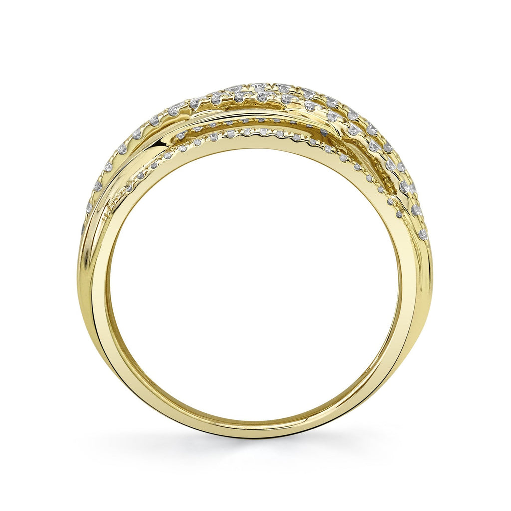 Diamond Bridge Ring 14k Yellow Gold (0.62ct)