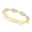 Diamond Cluster Eternity Band 14k Yellow Gold (0.38ct)