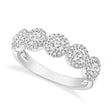 Diamond Halo Style Ring 14k White Gold (1.25ct)