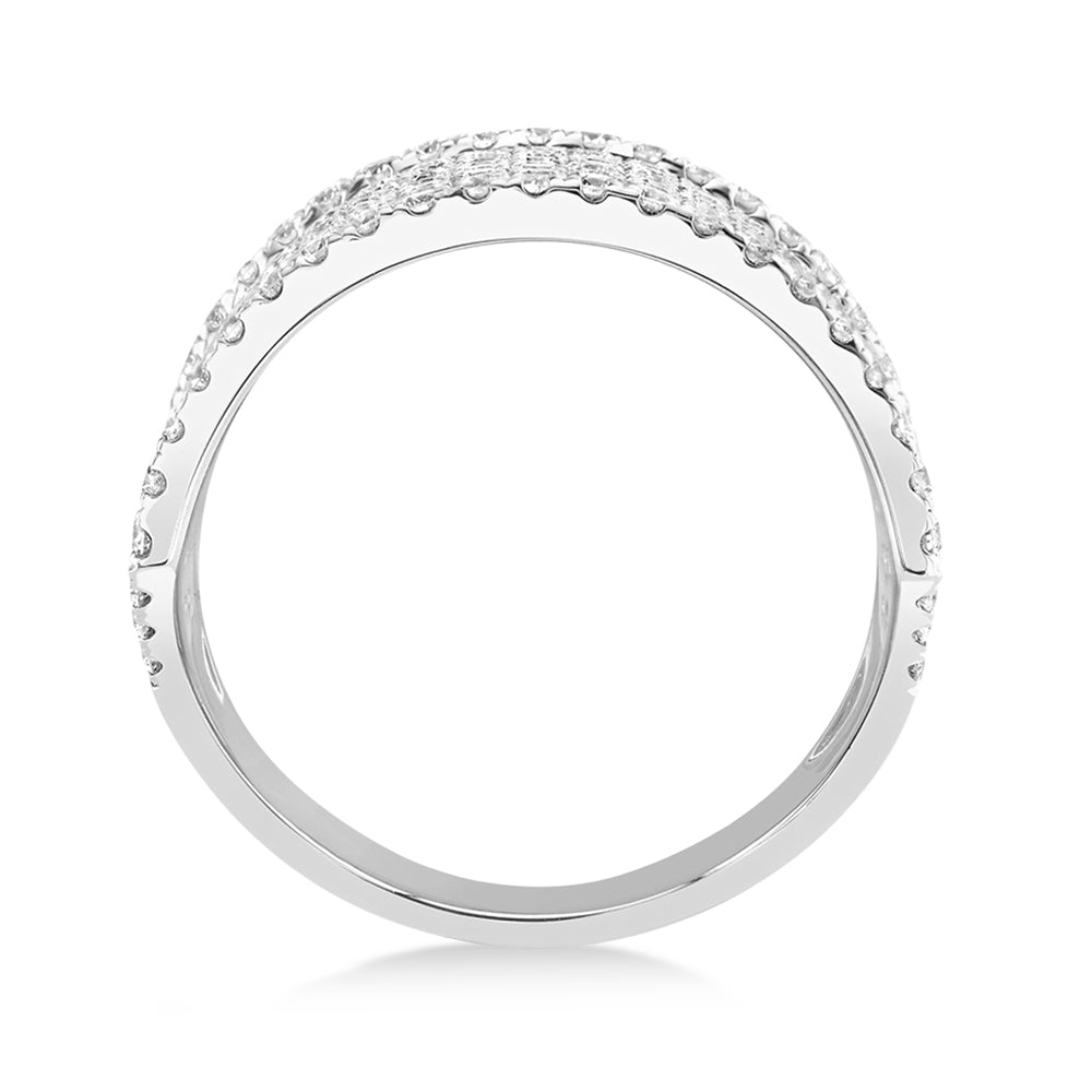Diamond Pave Cocktail Ring 14k White Gold (2.86ct)