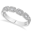 Diamond Baguette Half Eternity Ring 14k White Gold (0.46ct)