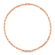 Diamond Paper Clip Link Necklace 14k Rose Gold (5.68ct)