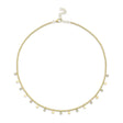 Diamond Circle Bead Ball Chain Pendant Necklace 14K Yellow Gold (0.29ct)