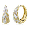 Diamond Huggie Earrings 14K Yellow Gold (0.41ct)