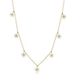 Round Diamond Star of David Pendant Necklace 14K Yellow Gold (0.16ct)