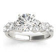 Diamond Garland Engagement Ring Setting 14K White Gold (0.66ct)